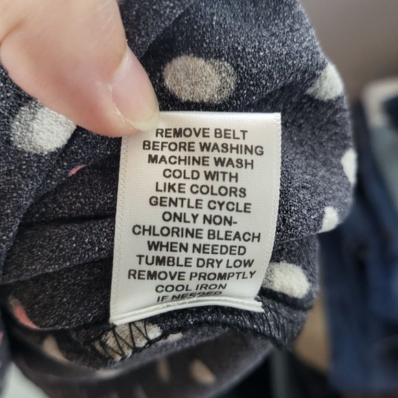 Elle Womens Sleeveless Pleated Polka Dot Midi Dress Size 6 Career Office Summer - Picture 10 of 11